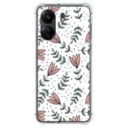Funda Silicona Antigolpes para Xiaomi Poco C65 diseño Flores 01 Dibujos