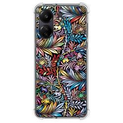 Funda Silicona Antigolpes para Xiaomi Poco C65 diseño Flores 04 Dibujos
