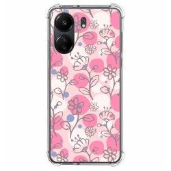 Funda Silicona Antigolpes para Xiaomi Poco C65 diseño Flores 07 Dibujos