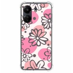 Funda Silicona Antigolpes para Xiaomi Poco C65 diseño Flores 09 Dibujos