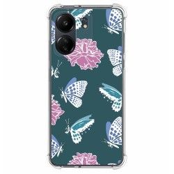 Funda Silicona Antigolpes para Xiaomi Poco C65 diseño Flores 10 Dibujos