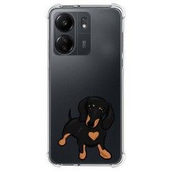 Funda Silicona Antigolpes para Xiaomi Poco C65 diseño Perros 04 Dibujos