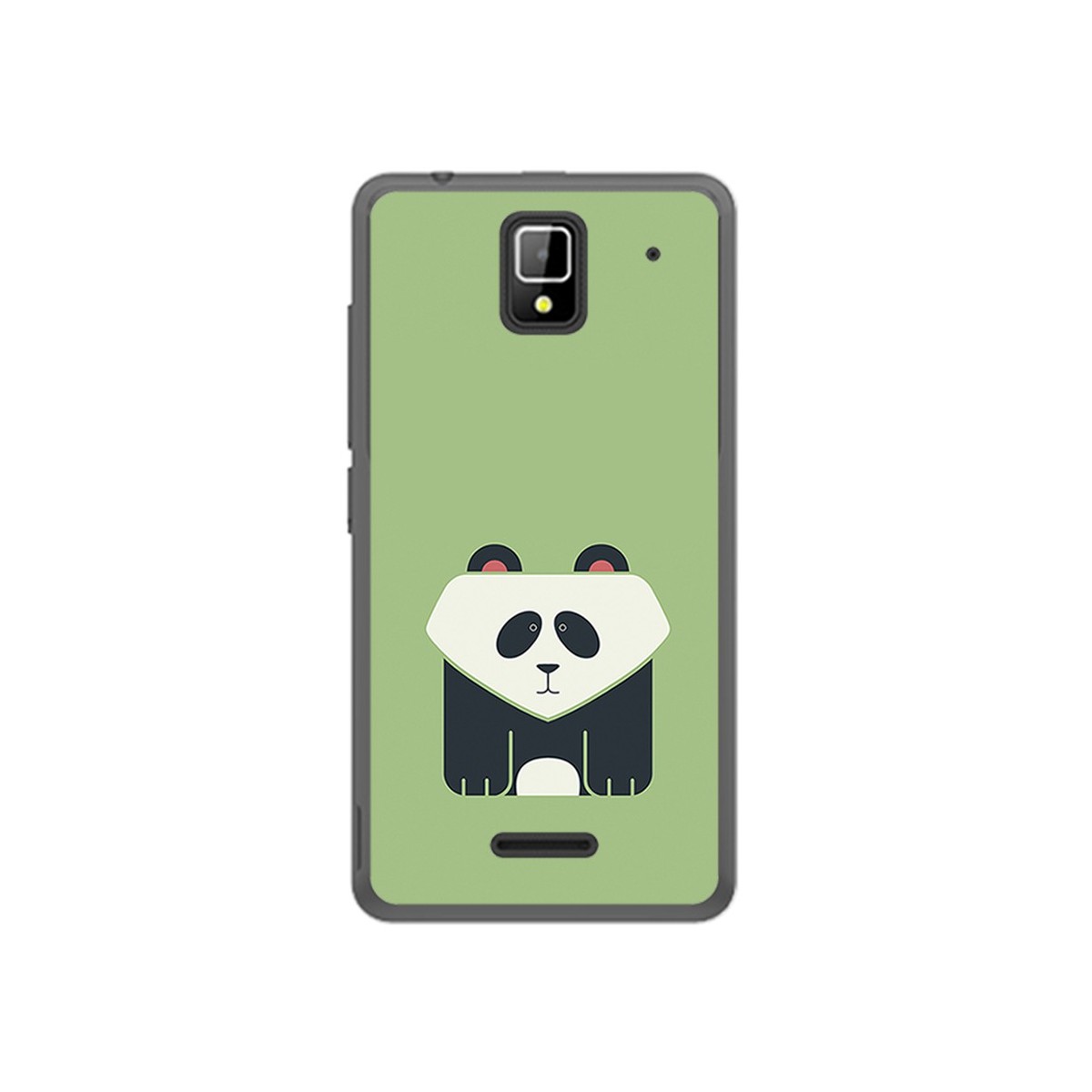 Funda Gel Tpu para Orange Rise 33 Diseño Panda Dibujos