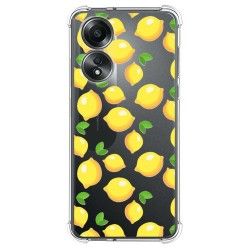 Funda Silicona Antigolpes para Oppo A58 4G diseño Limones Dibujos