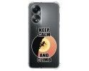 Funda Silicona Antigolpes para Oppo A58 4G diseño Mujer Escalada Dibujos
