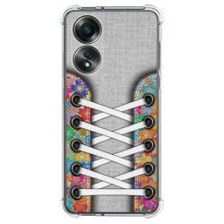 Funda Silicona Antigolpes para Oppo A58 4G diseño Zapatillas 04 Dibujos
