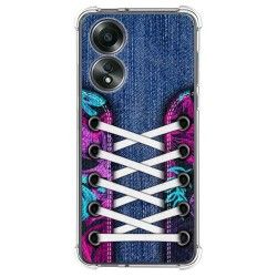 Funda Silicona Antigolpes para Oppo A58 4G diseño Zapatillas 06 Dibujos