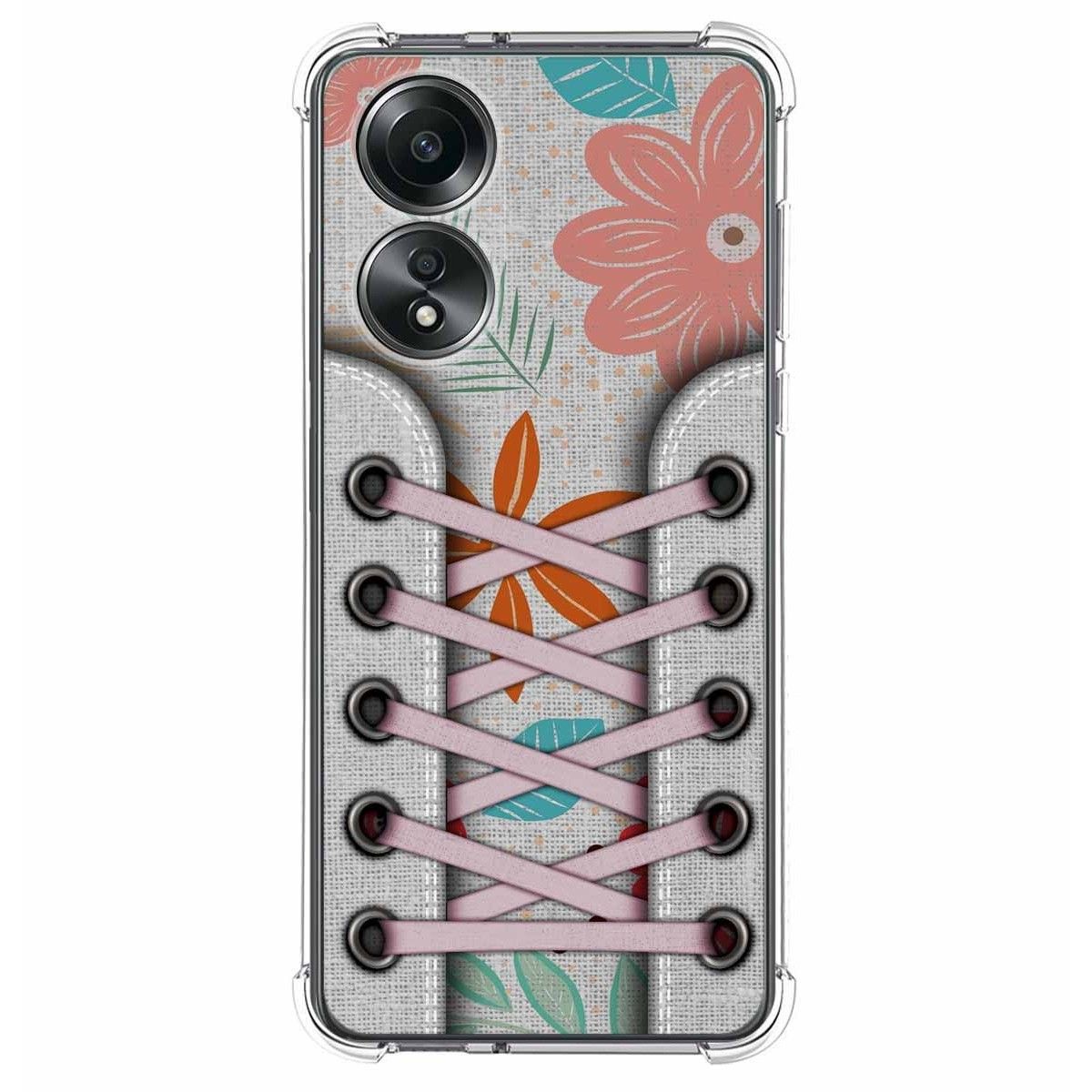 Funda Silicona Antigolpes para Oppo A58 4G diseño Zapatillas 09 Dibujos