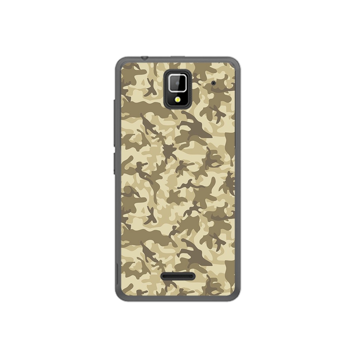 Funda Gel Tpu para Orange Rise 33 Diseño Sand Camuflaje Dibujos
