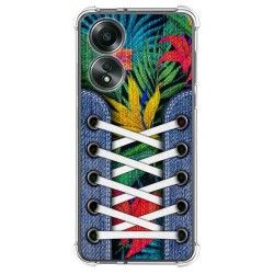 Funda Silicona Antigolpes para Oppo A58 4G diseño Zapatillas 12 Dibujos