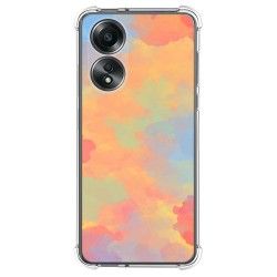 Funda Silicona Antigolpes para Oppo A58 4G diseño Acuarela 08 Dibujos