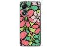 Funda Silicona Antigolpes para Oppo A58 4G diseño Flores 02 Dibujos
