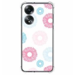 Funda Silicona Antigolpes para Oppo A58 4G diseño Flores 06 Dibujos