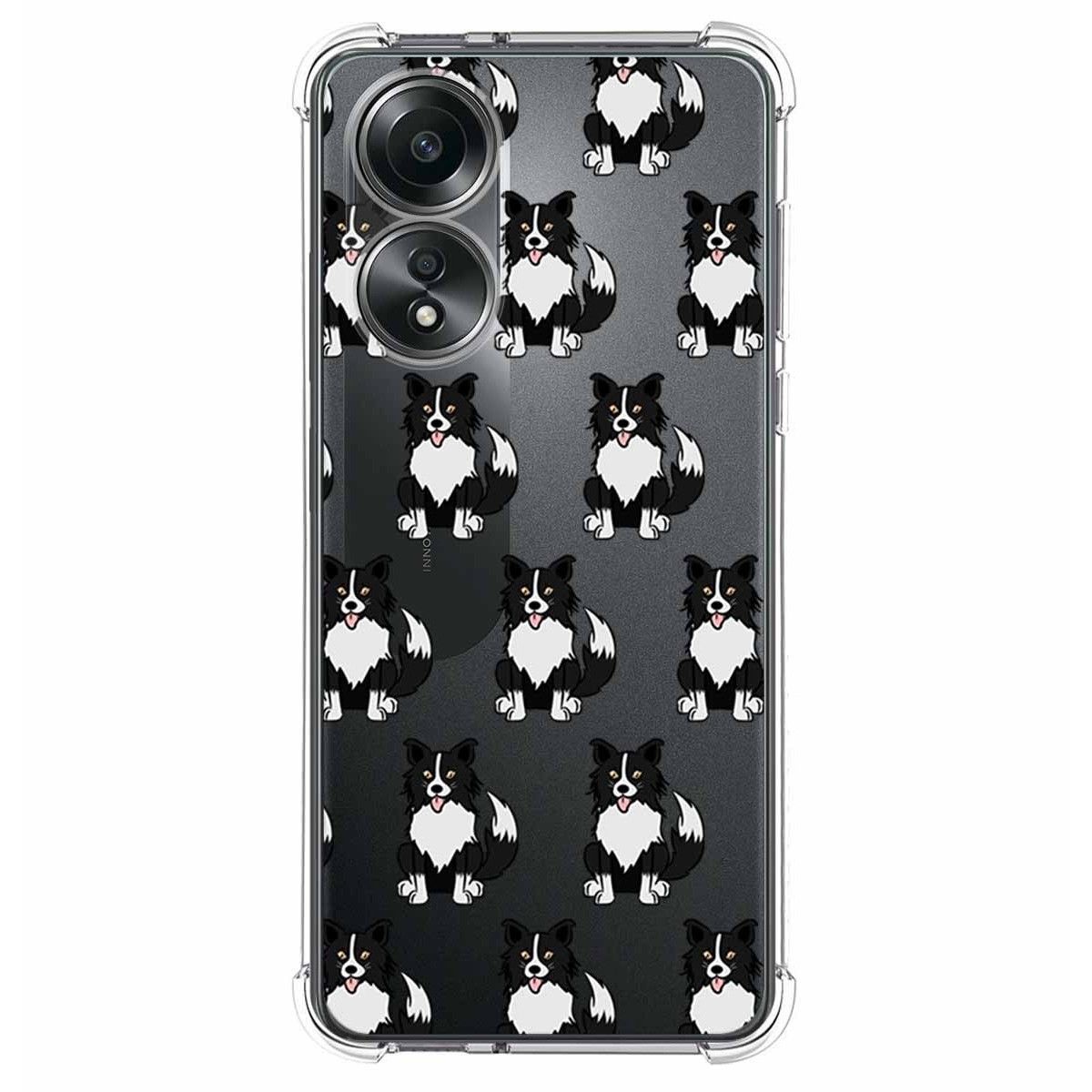 Funda Silicona Antigolpes para Oppo A58 4G diseño Perros 07 Dibujos