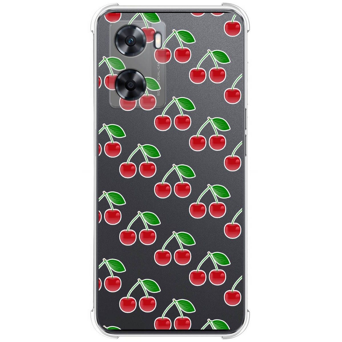 Funda Silicona Antigolpes para Oneplus Nord N20 SE diseño Cerezas Dibujos