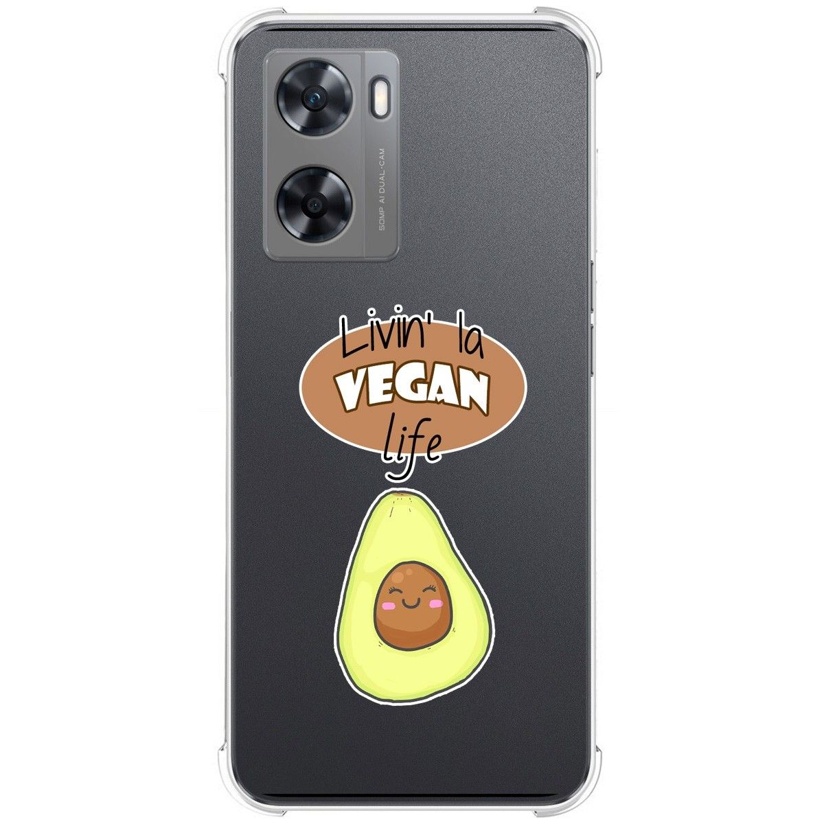 Funda Silicona Antigolpes para Oneplus Nord N20 SE diseño Vegan Life Dibujos