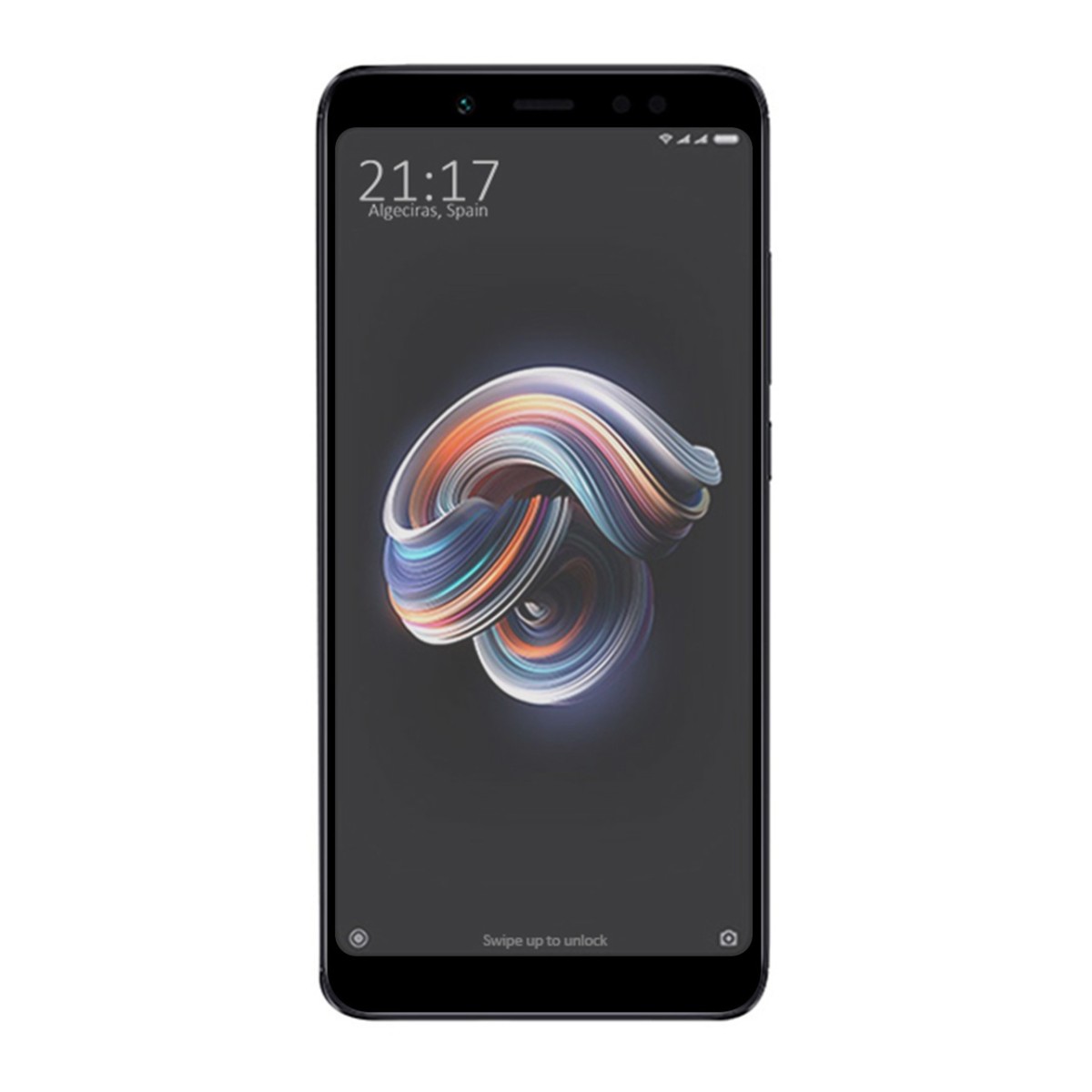 Protector Cristal Templado Frontal Completo Negro para Xiaomi Redmi Note 5 / Note 5 Pro  Vidrio