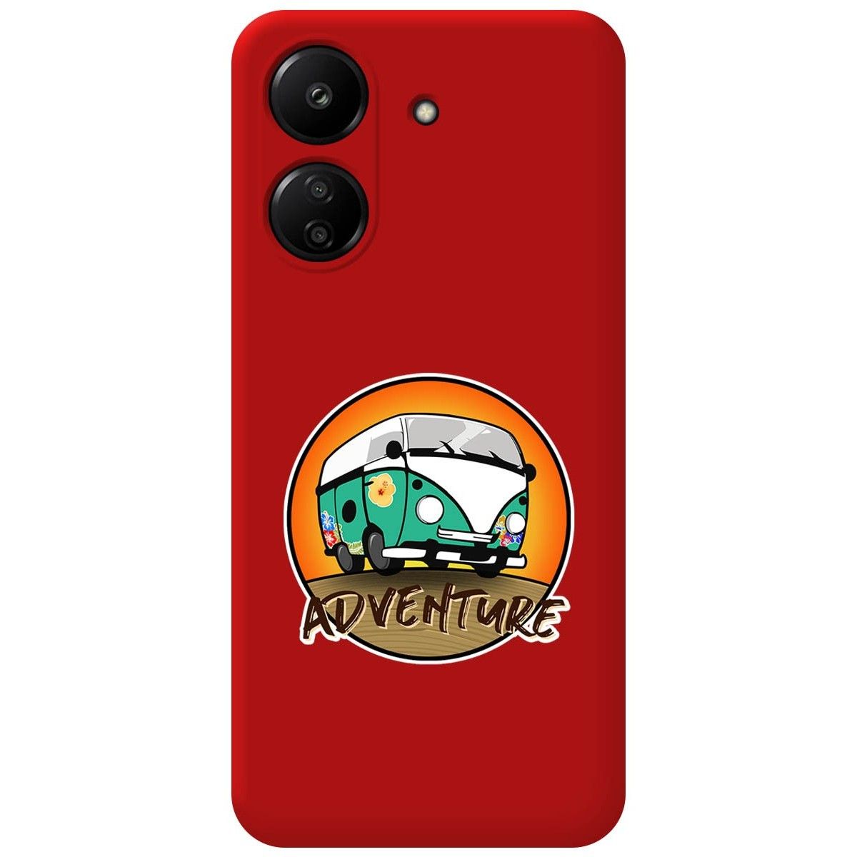 Funda Silicona Líquida Roja para Xiaomi Poco C65 diseño Adventure Dibujos