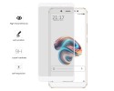 Protector Cristal Templado Frontal Completo Blanco para Xiaomi Redmi Note 5 / Note 5 Pro  Vidrio