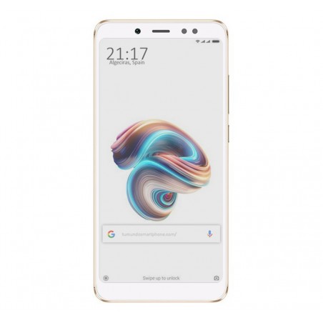 Protector Cristal Templado Frontal Completo Blanco para Xiaomi Redmi Note 5 / Note 5 Pro  Vidrio