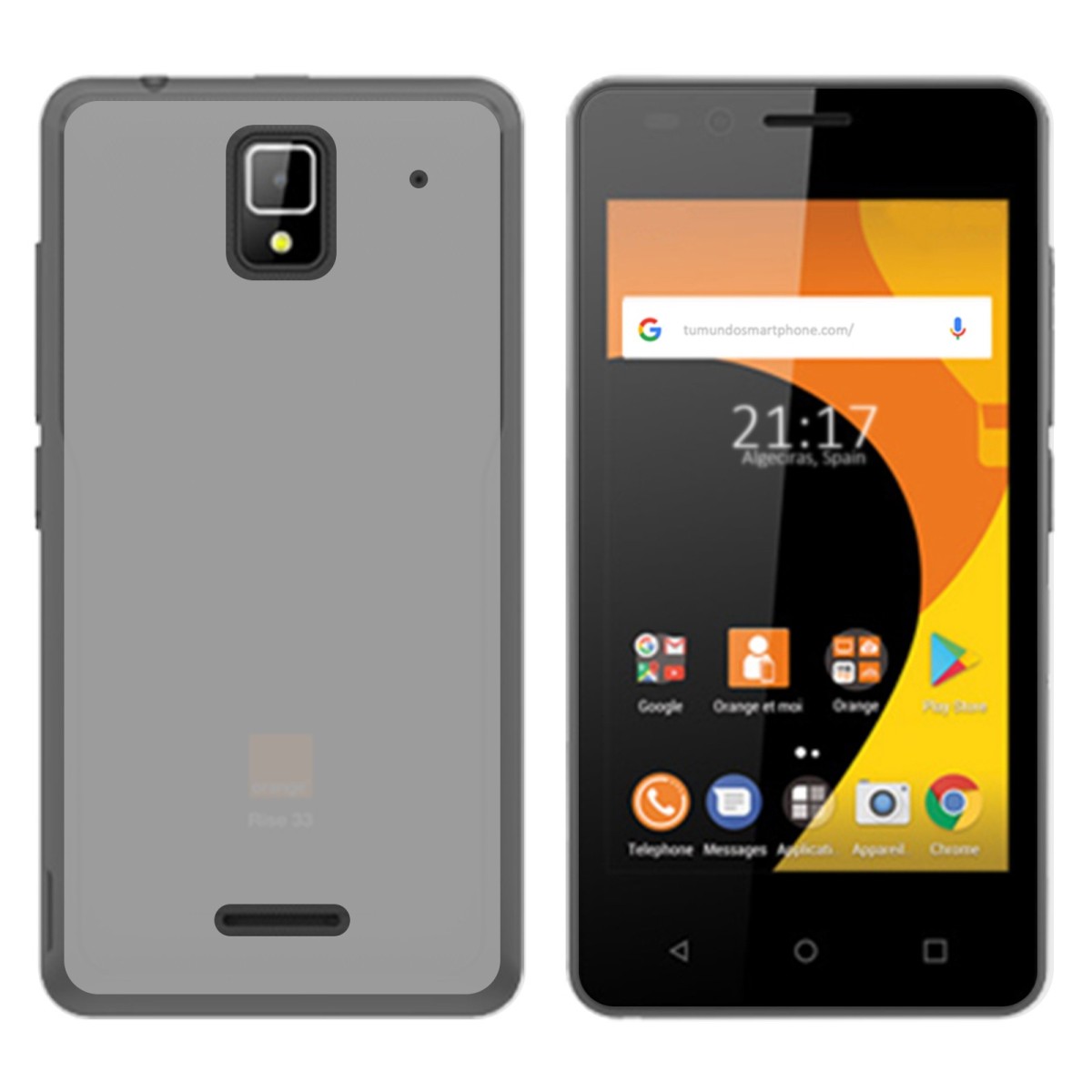Funda Gel Tpu para Orange Rise 33 Color Transparente