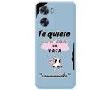 Funda Silicona Líquida Azul para Oneplus Nord N20 SE diseño Vaca Dibujos