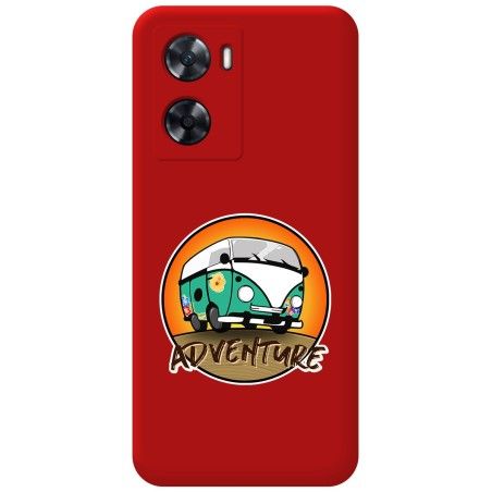 Funda Silicona Líquida Roja para Oneplus Nord N20 SE diseño Adventure Dibujos