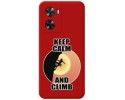 Funda Silicona Líquida Roja para Oneplus Nord N20 SE diseño Mujer Escalada Dibujos