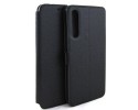 Funda Soporte Piel Negra para Huawei P20 Pro Flip Libro