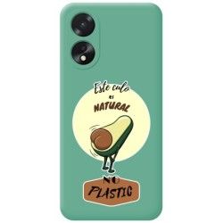Funda Silicona Líquida Verde para Oppo A38 4G diseño Culo Natural Dibujos