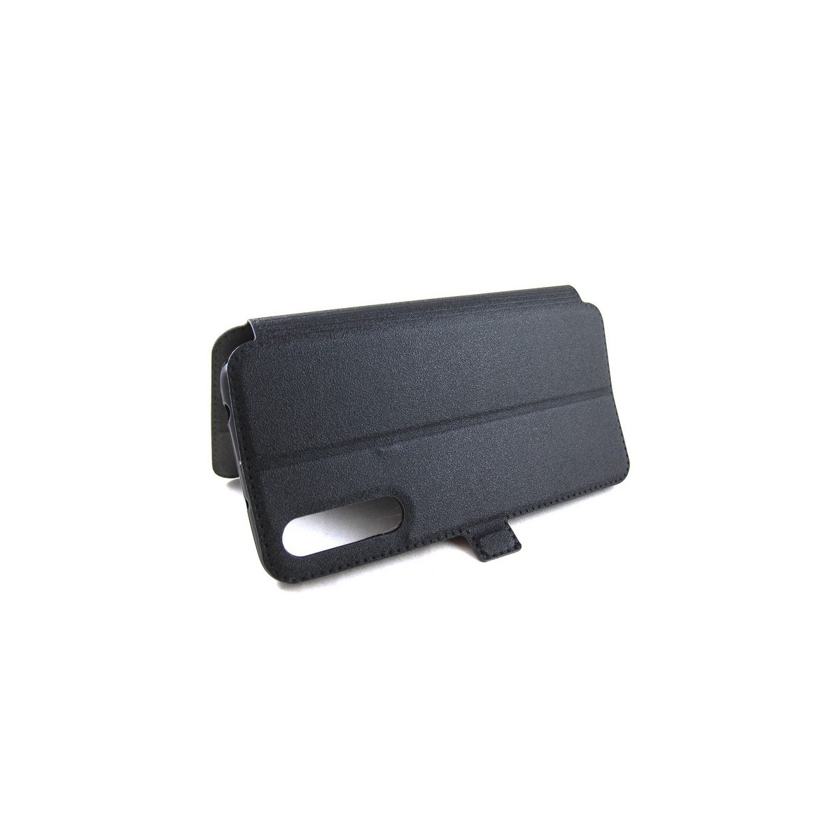 Funda Soporte Piel Negra para Huawei P20 Pro Flip Libro