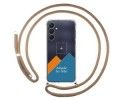 Personaliza tu Funda Colgante Transparente para Samsung Galaxy A25 5G con Cordon Camel Dibujo Personalizada