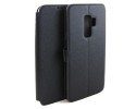 Funda Soporte Piel Negra para Samsung Galaxy S9 Plus Flip Libro