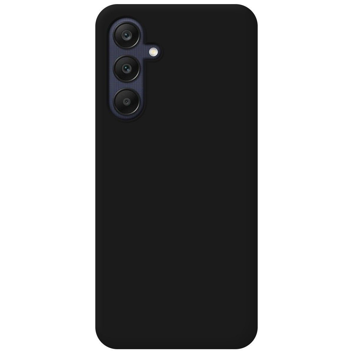Funda Silicona Líquida Ultra Suave para Samsung Galaxy A25 5G color Negra
