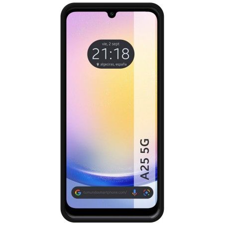 Funda Silicona Líquida Ultra Suave para Samsung Galaxy A25 5G color Negra