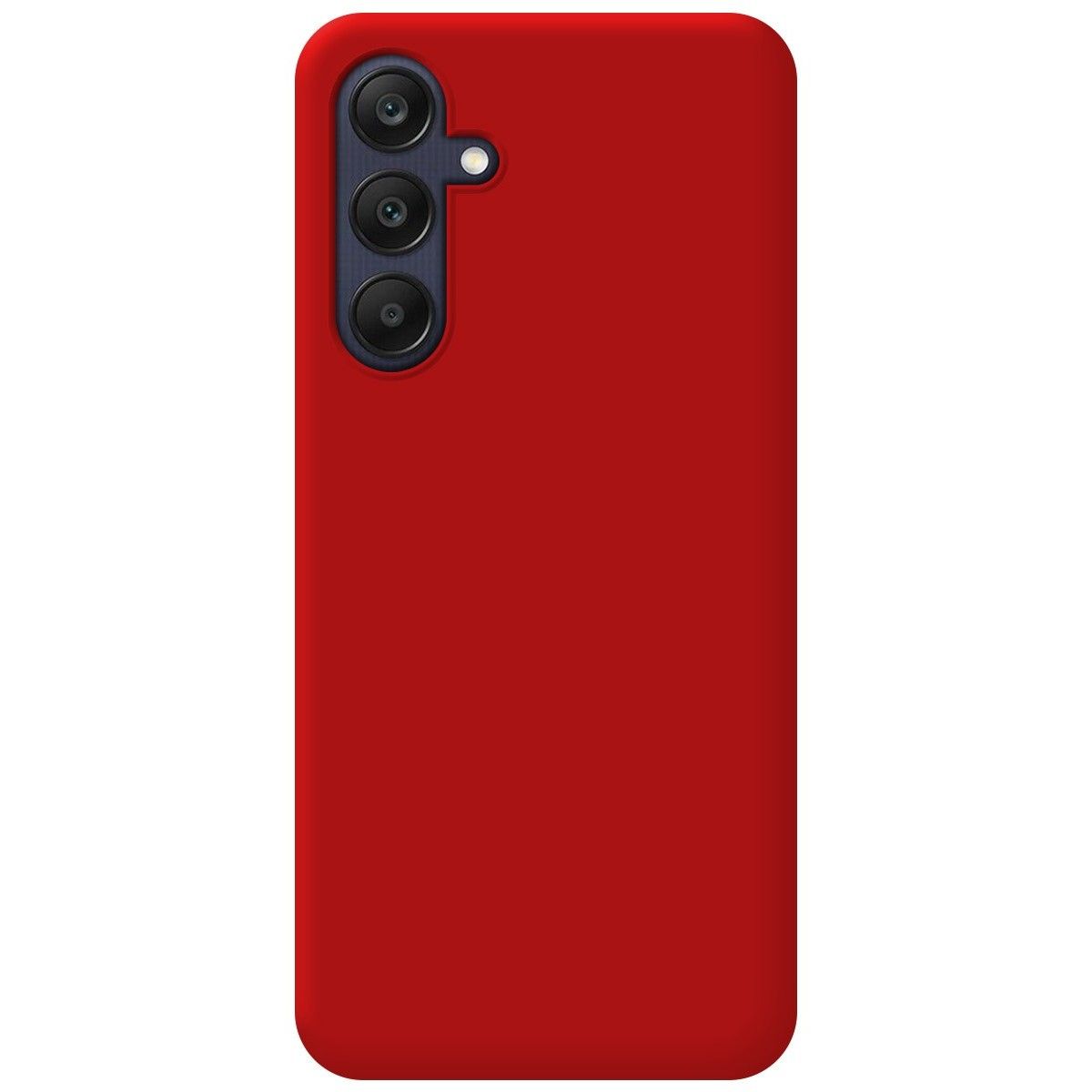 Funda Silicona Líquida Ultra Suave para Samsung Galaxy A25 5G color Roja