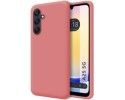 Funda Silicona Líquida Ultra Suave para Samsung Galaxy A25 5G color Rosa