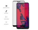 Protector Cristal Templado Frontal Completo Negro para Huawei P20 Pro  Vidrio