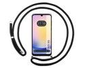 Funda Colgante Transparente para Samsung Galaxy A25 5G con Cordon Negro