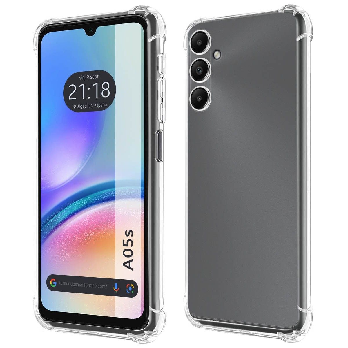 Funda Silicona Antigolpes Transparente para Samsung Galaxy A05s