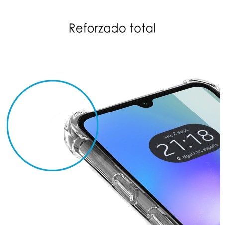 Funda Silicona Antigolpes Transparente para Samsung Galaxy A05s
