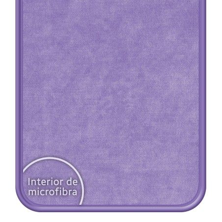 Funda Silicona Líquida Ultra Suave para Samsung Galaxy A05s color Morada