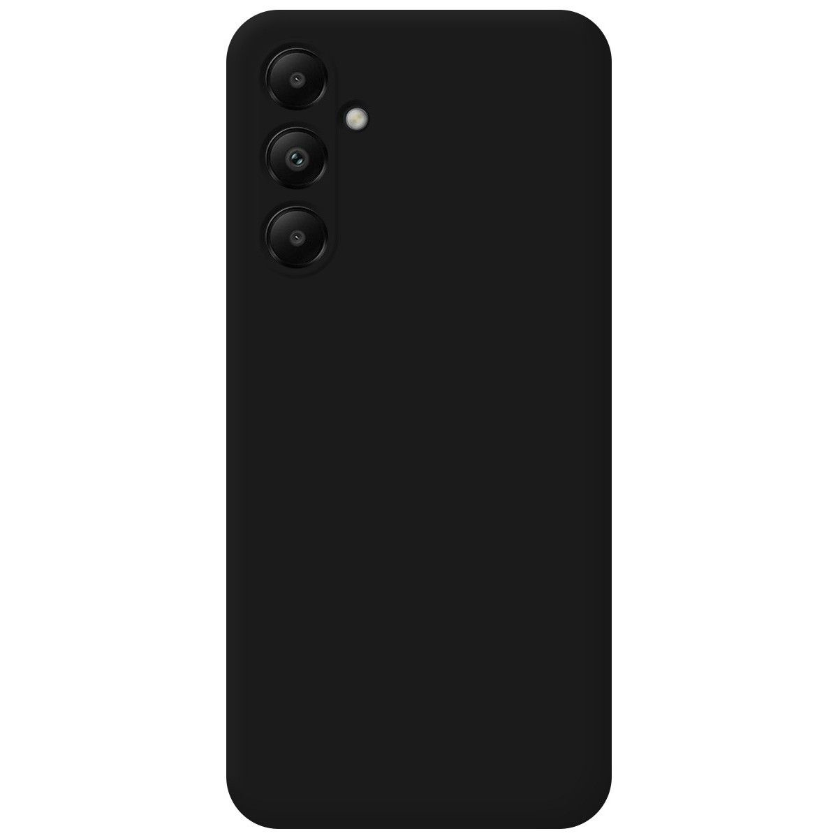 Funda Silicona Líquida Ultra Suave para Samsung Galaxy A05s color Negra