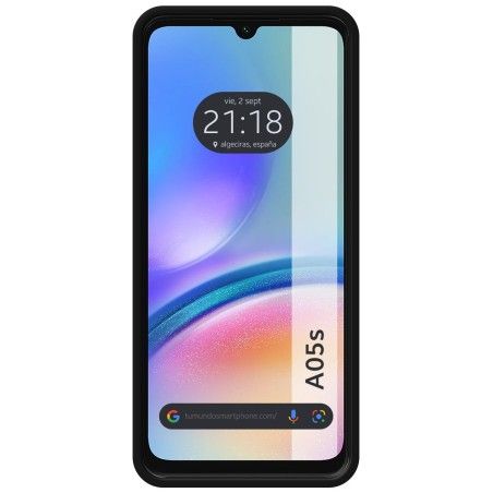 Funda Silicona Líquida Ultra Suave para Samsung Galaxy A05s color Negra