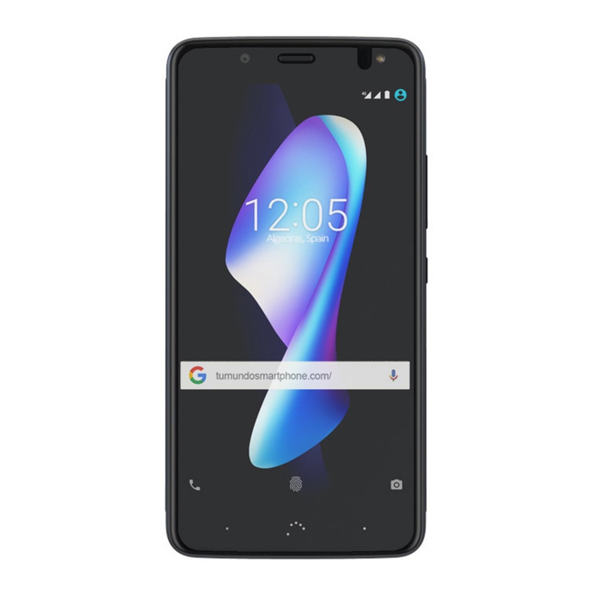 Protector Cristal Templado Frontal Completo Transparente para Bq Aquaris V Plus  Vidrio