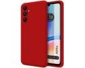 Funda Silicona Líquida Ultra Suave para Samsung Galaxy A05s color Roja