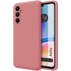 Funda Silicona Líquida Ultra Suave para Samsung Galaxy A05s color Rosa