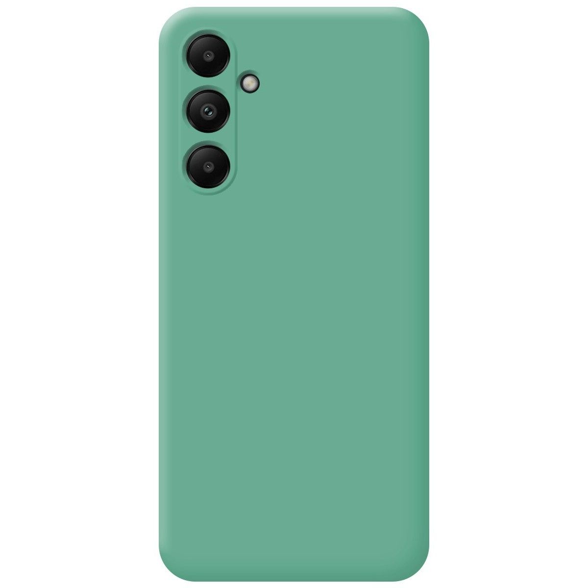 Funda Silicona Líquida Ultra Suave para Samsung Galaxy A05s color Verde