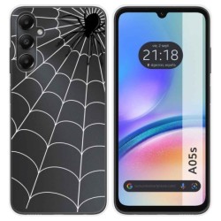 Funda Silicona Transparente para Samsung Galaxy A05s diseño Araña Dibujos