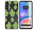 Funda Silicona Transparente para Samsung Galaxy A05s diseño Cactus Dibujos